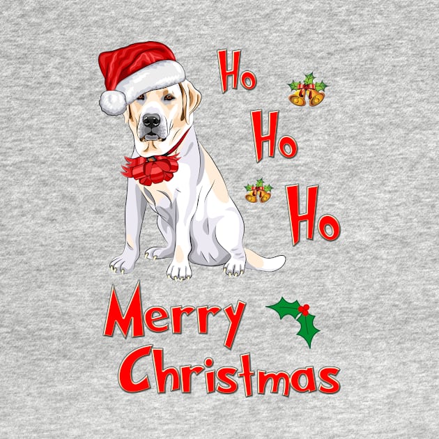 Ho Ho Ho Merry Christmas Labrador! For Labrador Retriever Dog Lovers! by rs-designs